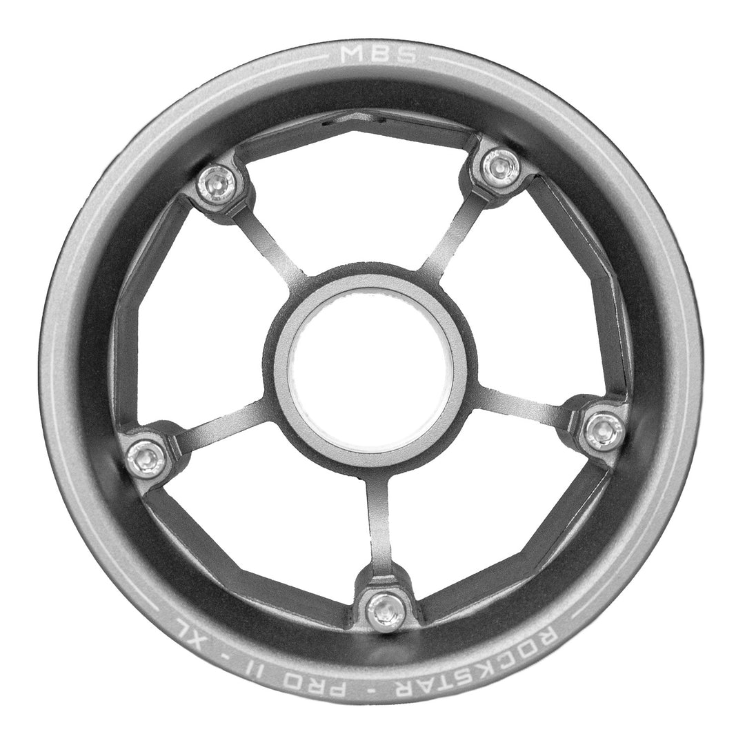 MBS Rockstar Pro II XL Alum Hub – Platinum