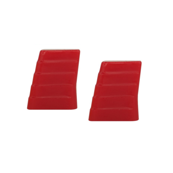 MBS Matrix III Shock Blocks - Hard - Red - 95A (Set of 2)