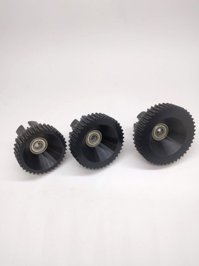 Aluminum Flywheel Pulley with integrated bearing